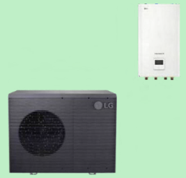 6x LG THERMA V R290 Monobloc-Set 9kW, neu - Foto 1