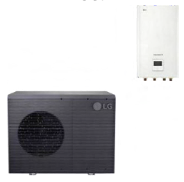 8x LG THERMA V R290 Monobloc-Set 14kW, neu - Foto 1