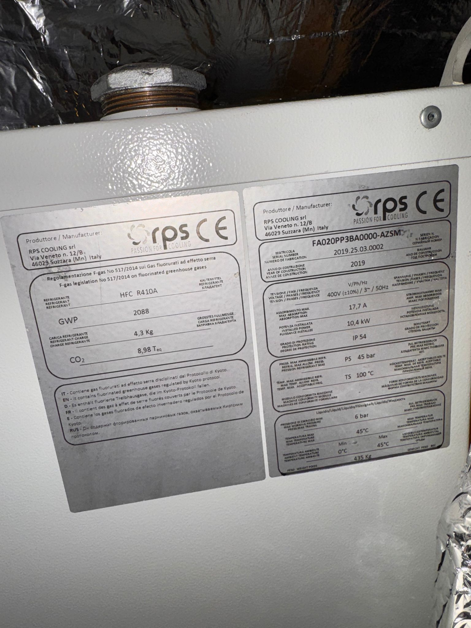 RPS - Flexy FA020 Kaltwassersatz/Flüssigkeitskühler - Foto 1